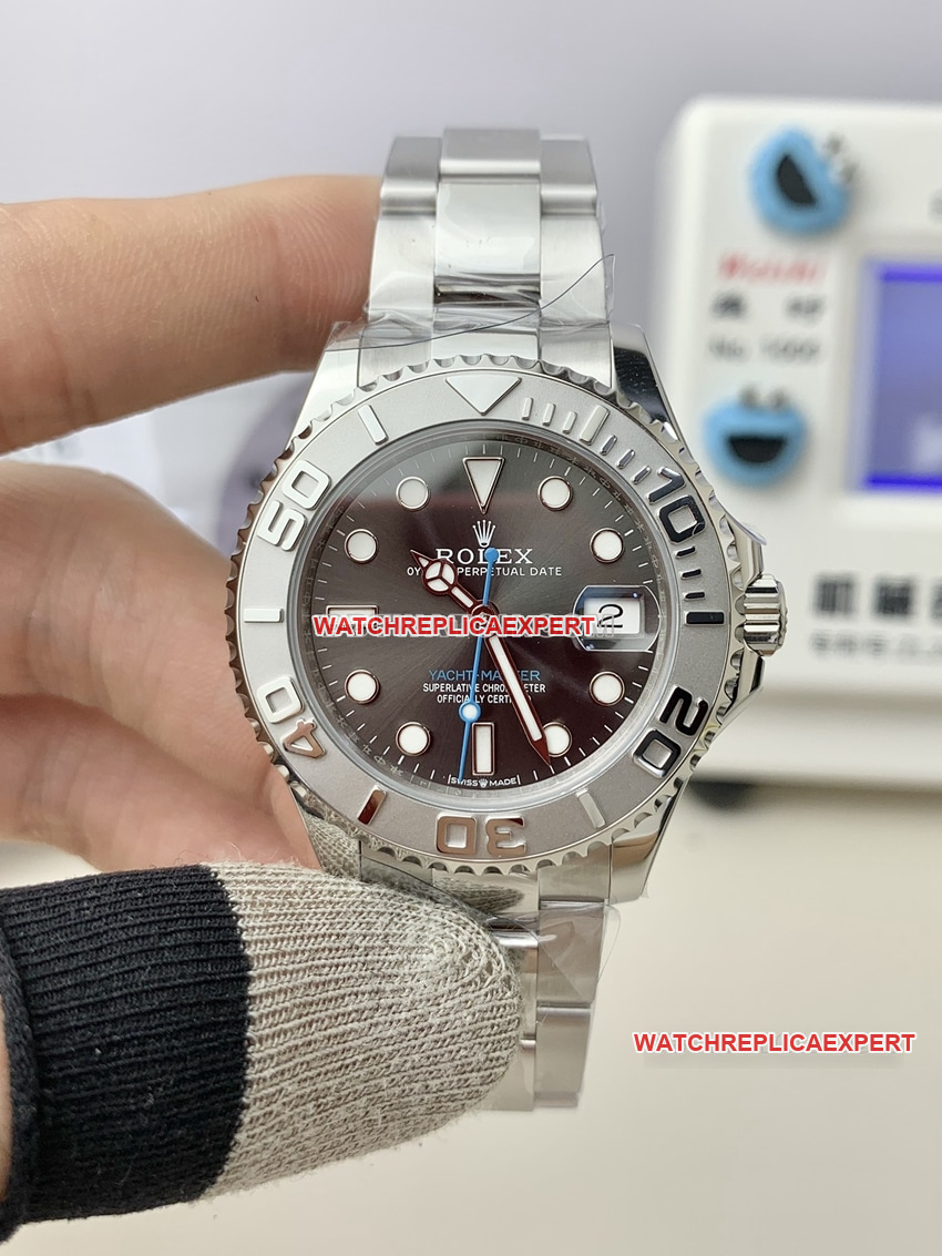 Factory C Rolex Yacht-Master 1:1super clone gray plate 268622front live photo
