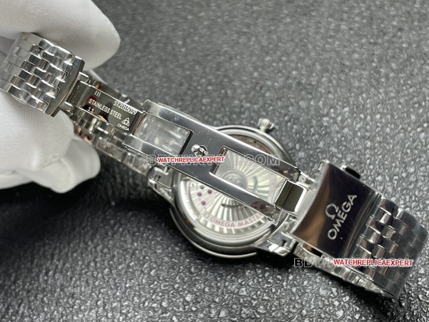 VS FactoryOmega De Ville top-tier 1:1high-quality replica white mother-of-pearl plate 434.10.34.20.05.001clasplive photos