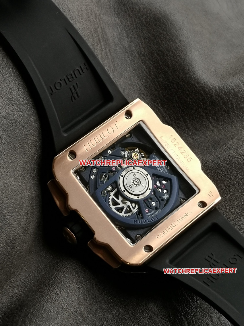 BBF factory Hublot watch 1:1top-tier replica hollow plate Wangjin 821.OX.5180.RXcaseback live photo