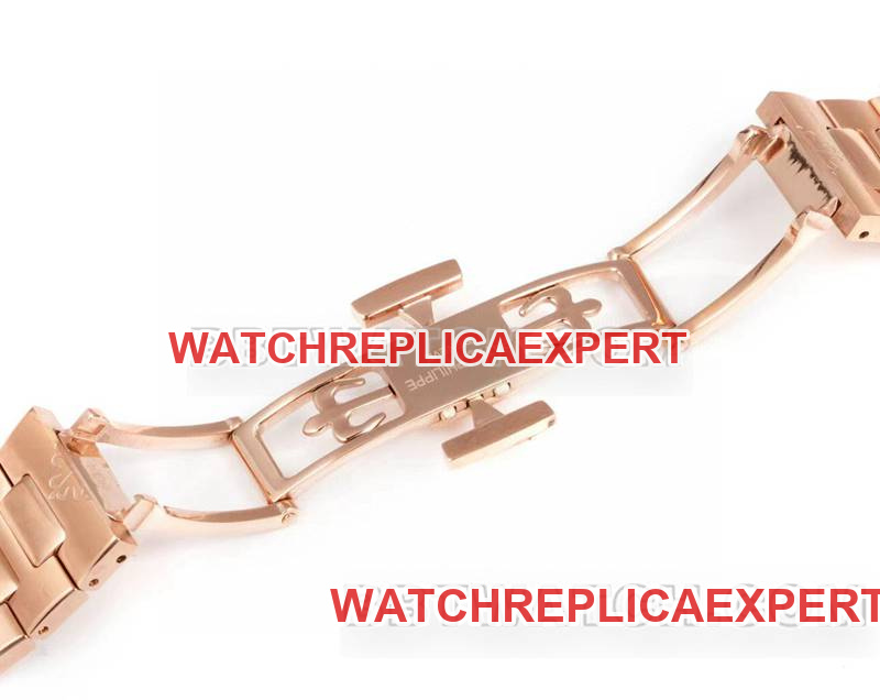 Patek Philippe super clone watch 3k factory 45mm brown green dial240psmovementrose goldsteel bracelet model 5822clasplive photos