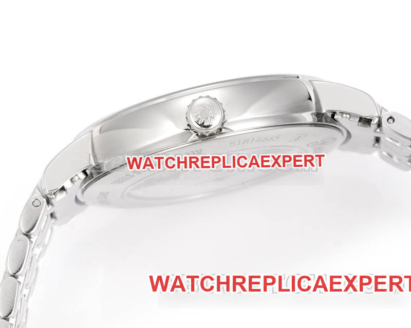 Longines best replica watch XC factory elegant 40mm white dialL888mechanical movementsteel bracelet model side live photo