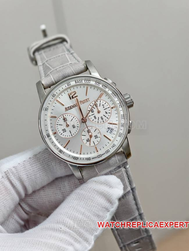 Best replica watch CODE 11.59Audemars PiguetAPS factory silver gray plate 4401 mechanical 26393front live photo
