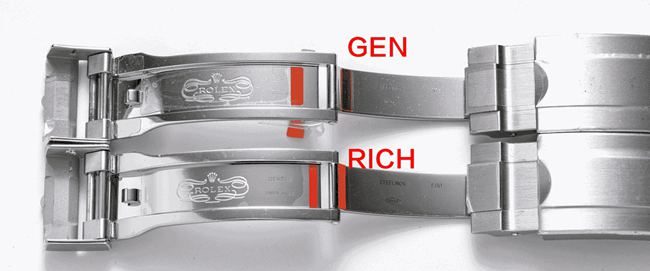RICH factory RolexBlack Submarinertop-tier replica comparison contrast genuine difference appearance live photos