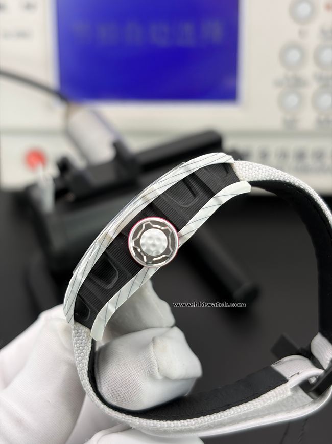 top-tier replica watch RM 38-02 hollow dialtourbillon mechanical side live photo