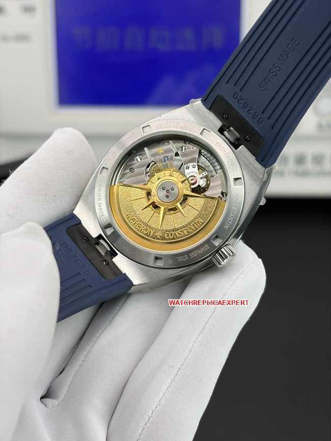 Best replica watch 8F factory Vacheron Constantinblue dial4500Vcaseback live photo