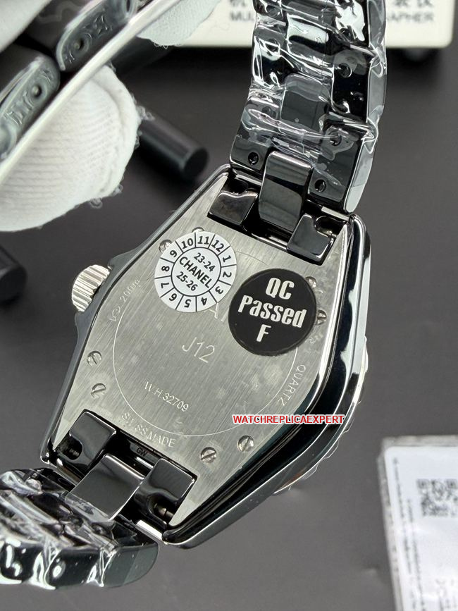 top-tier replica watch HT factory Chanel33mmblack dialcaseback live photo