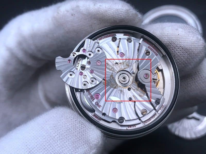 Omega De Ville replica watch comparison, small factory and big factory OEM comparison movement chart