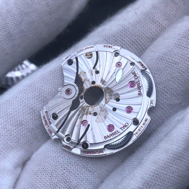 Omega De Ville replica watch comparison, small factory and big factory OEM comparison movement chart