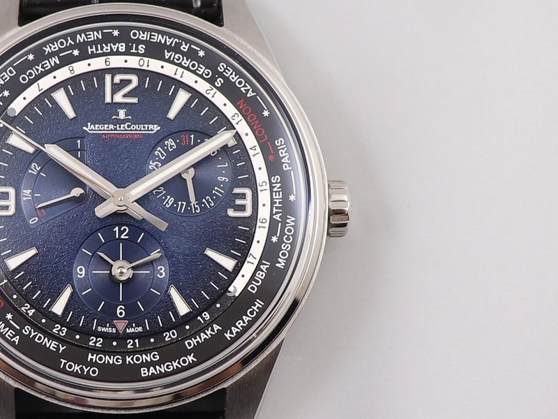 Jaeger-LeCoultre Polaris Replica Watch Review - Multifunctional Mechanical Watch with Power Reserve Display - Detail Photos