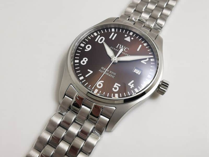 IWC high-quality replica watch pilot mark 18 series super replica V2 affordable version watch front view