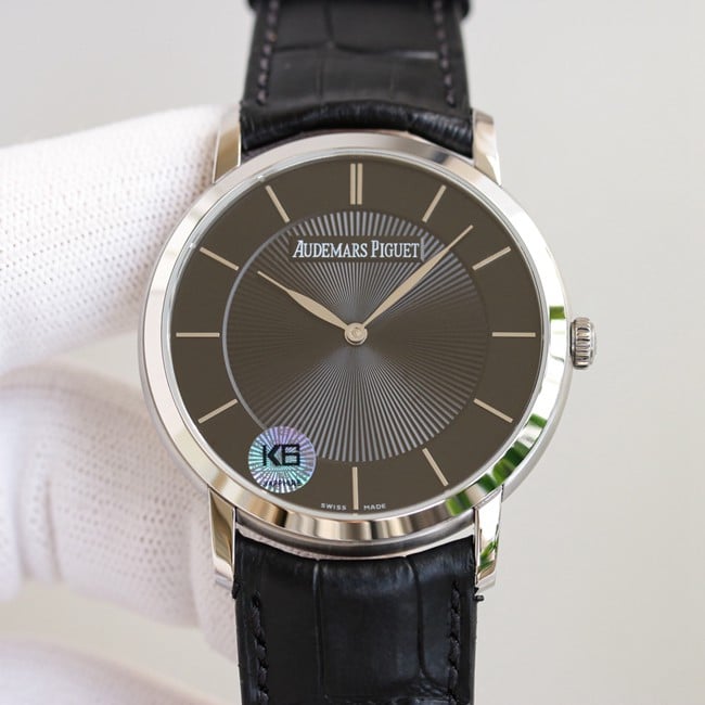 top-tier replicaAudemars PiguetJULES AUDEMARS series silver steel case front view