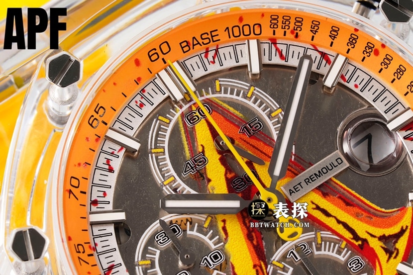 Audemars Piguet ceiling replica watch, APF Offshore replica watch, front real photo