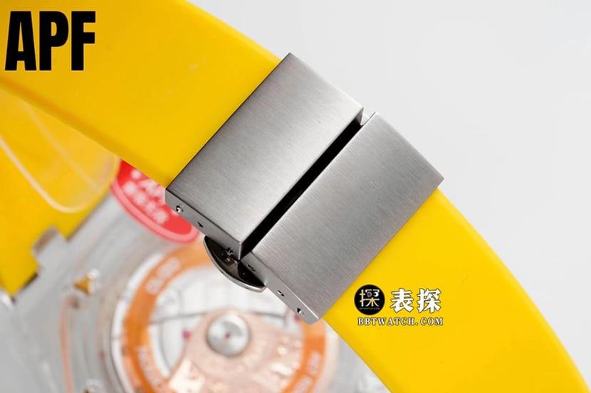APF offshore Audemars Piguet 1:1 replica watch Bada Warrior Sunshine Yellow rubber strap real picture