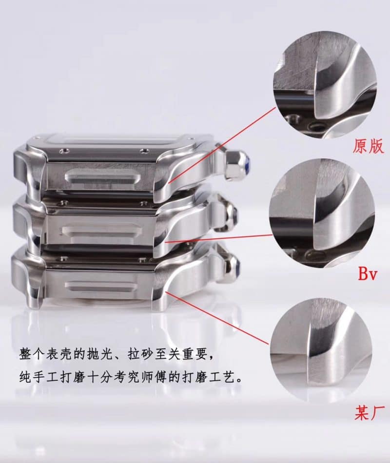 Cartier Santos series WSSA0009 (large size) replica watch authenticity review detail shots