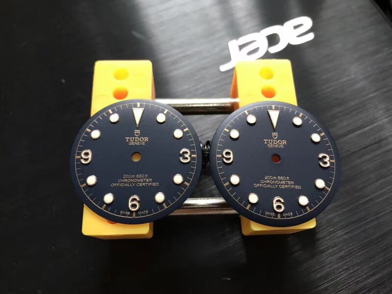 Tudor1:1replica watch, xf Biwan replica watch, front comparison picture