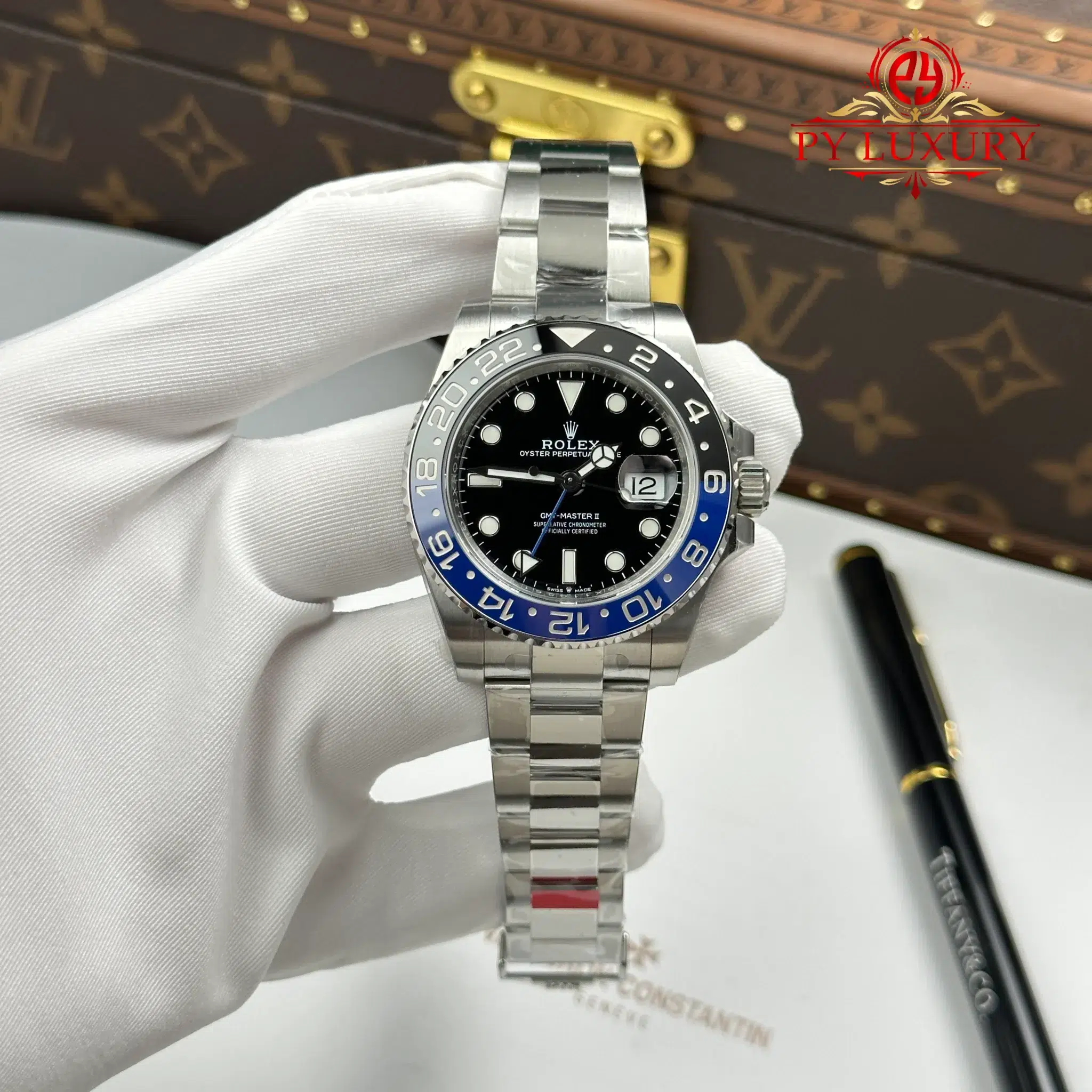 Rolex GMT-Master II 126710BLNR-0003 Batman Oyster-Armband Super Clone 40mm