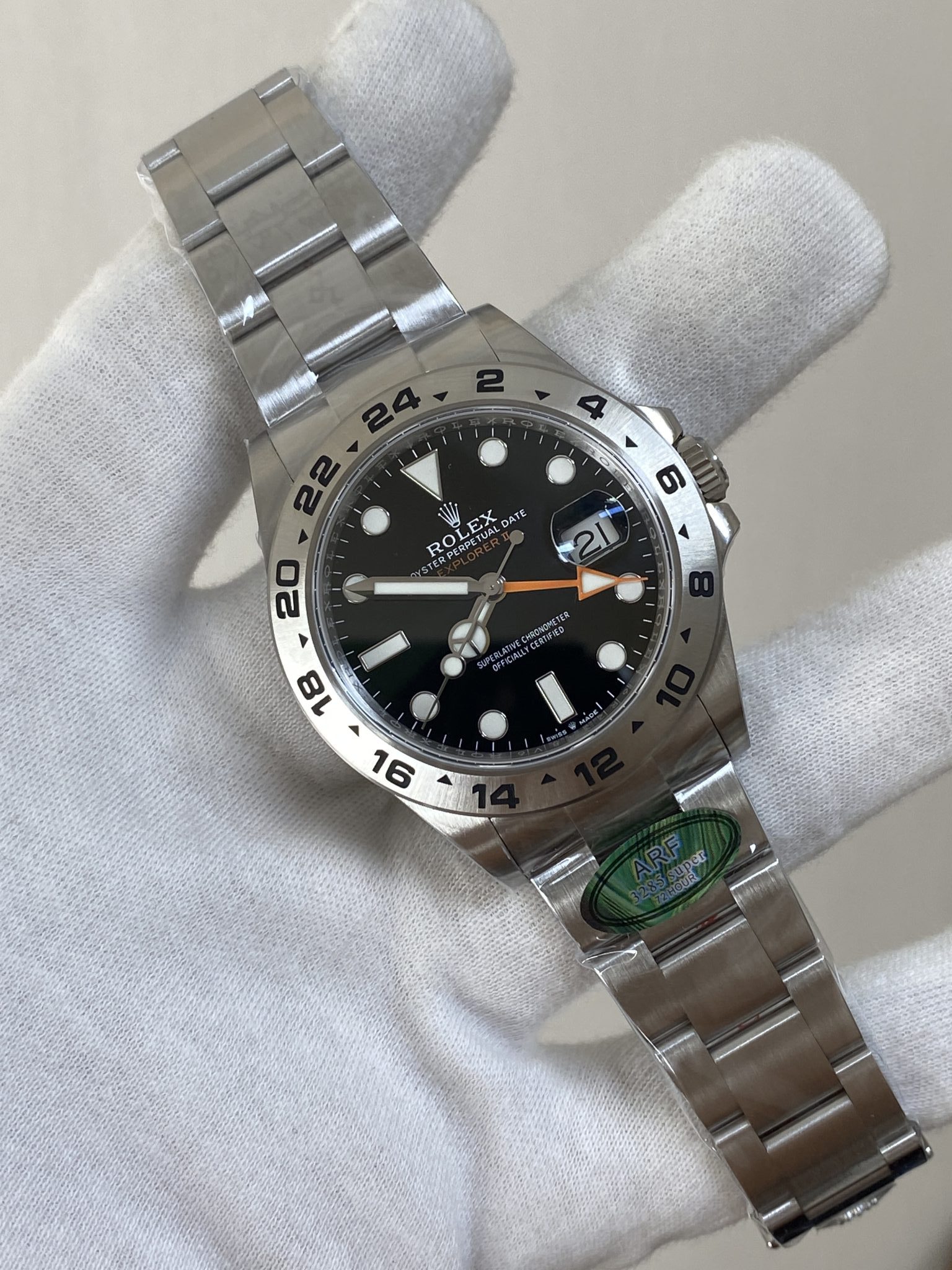 Rolex Explorer II 226570 Black Dial Best Quality Replica ARF 42mm