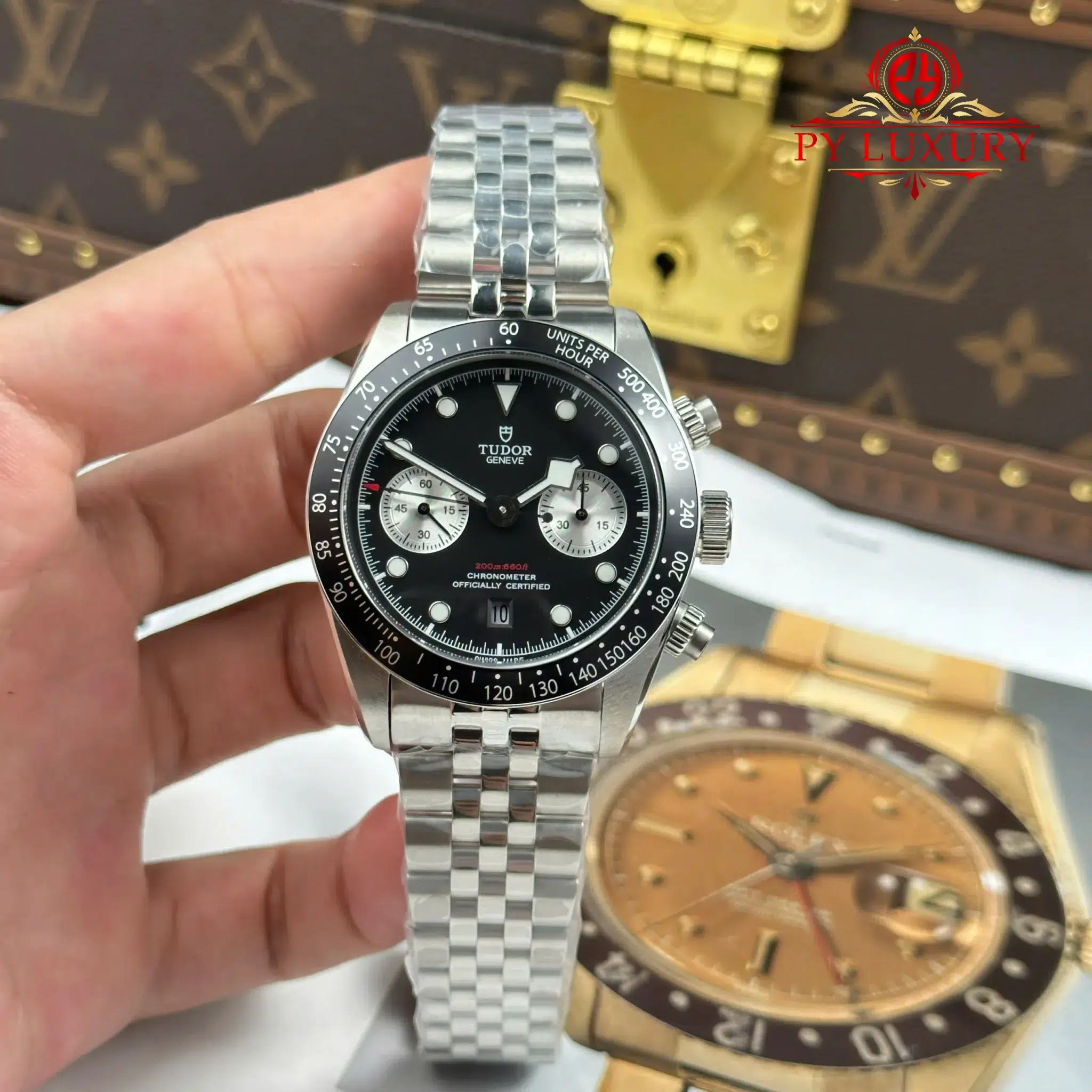 Tudor Black Bay Chrono 79360N-0001 Black Dial Best Replica ZF 41mm
