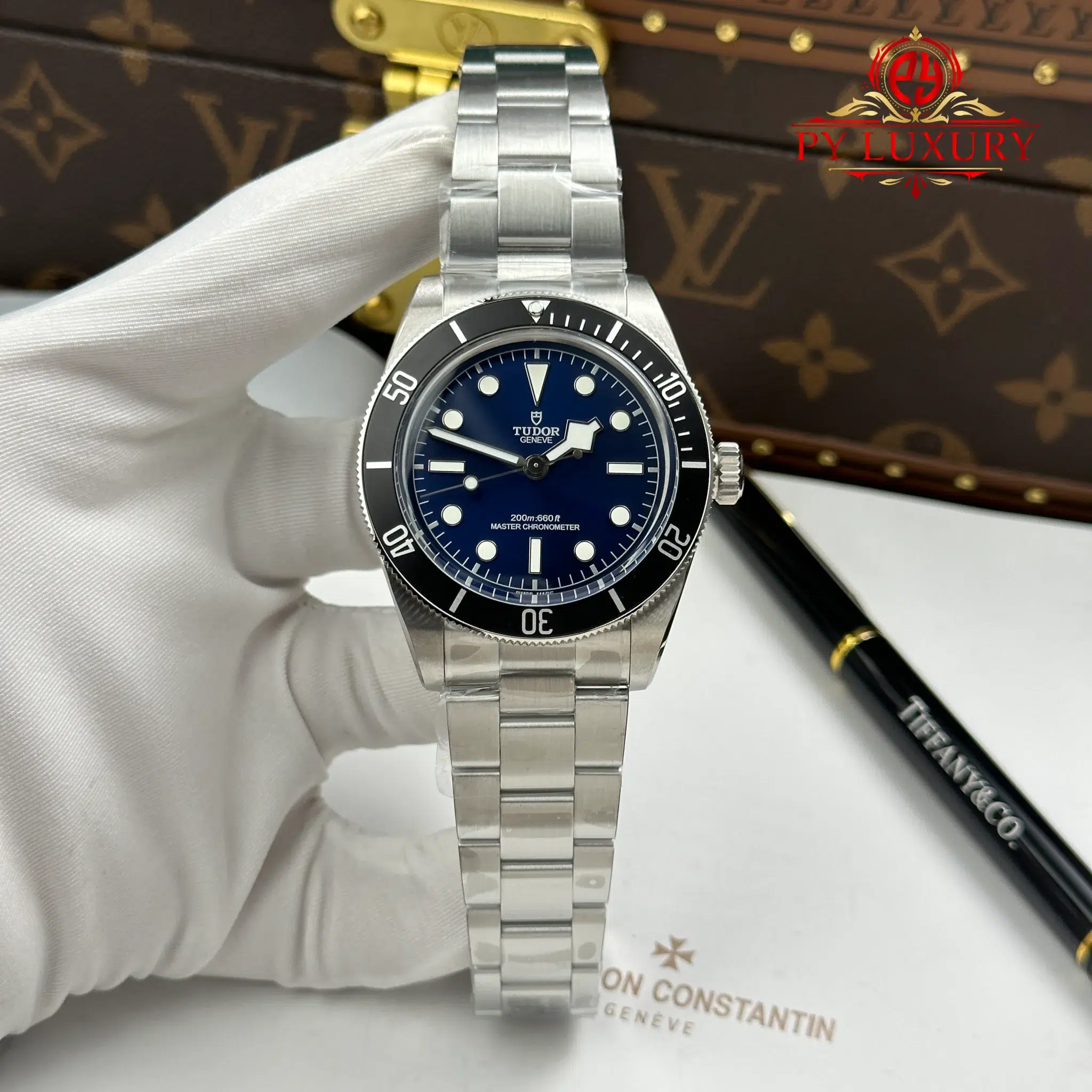 Tudor Black Bay 68 M7943A1A0NU-0001 Blue Dial Black Bezel Best Replica ZF 43mm