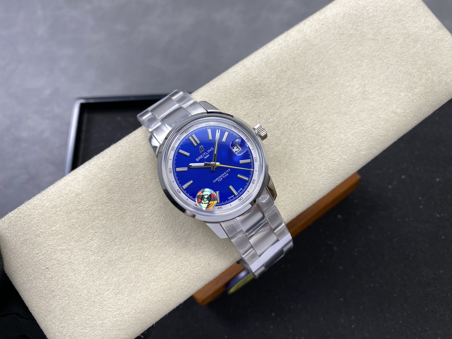 Breitling Top Time B31 Automatic AB3113A71C1A1 Stainless Steel Blue Dial Best Replica BLF 38mm