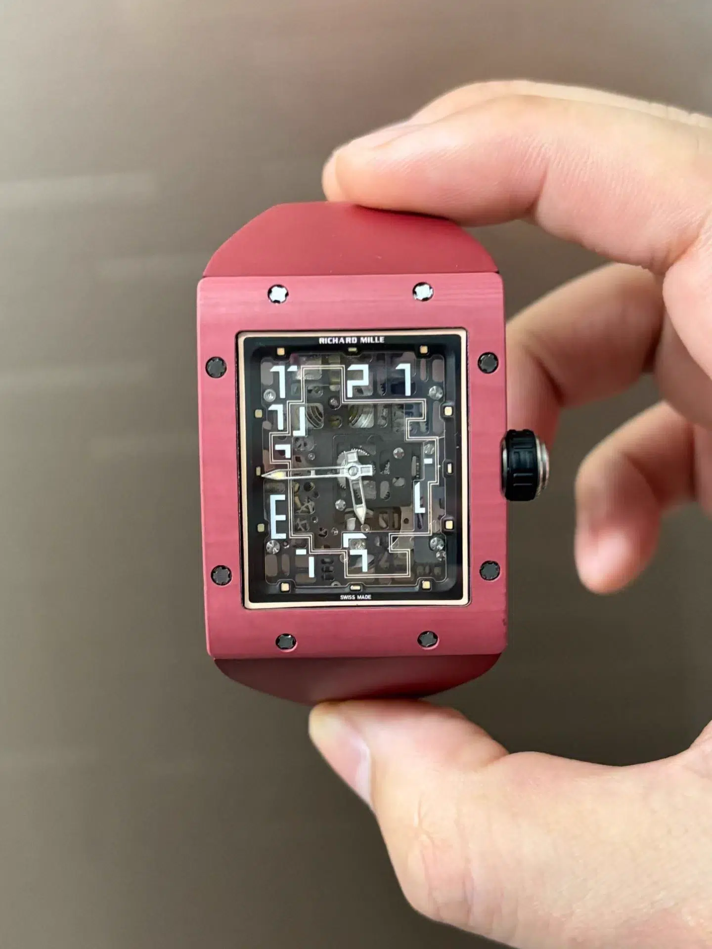 Richard Mille RM16-02 Automatic Extraflat Red Carbon TPT 1:1 Best Replica 36 x 45mm