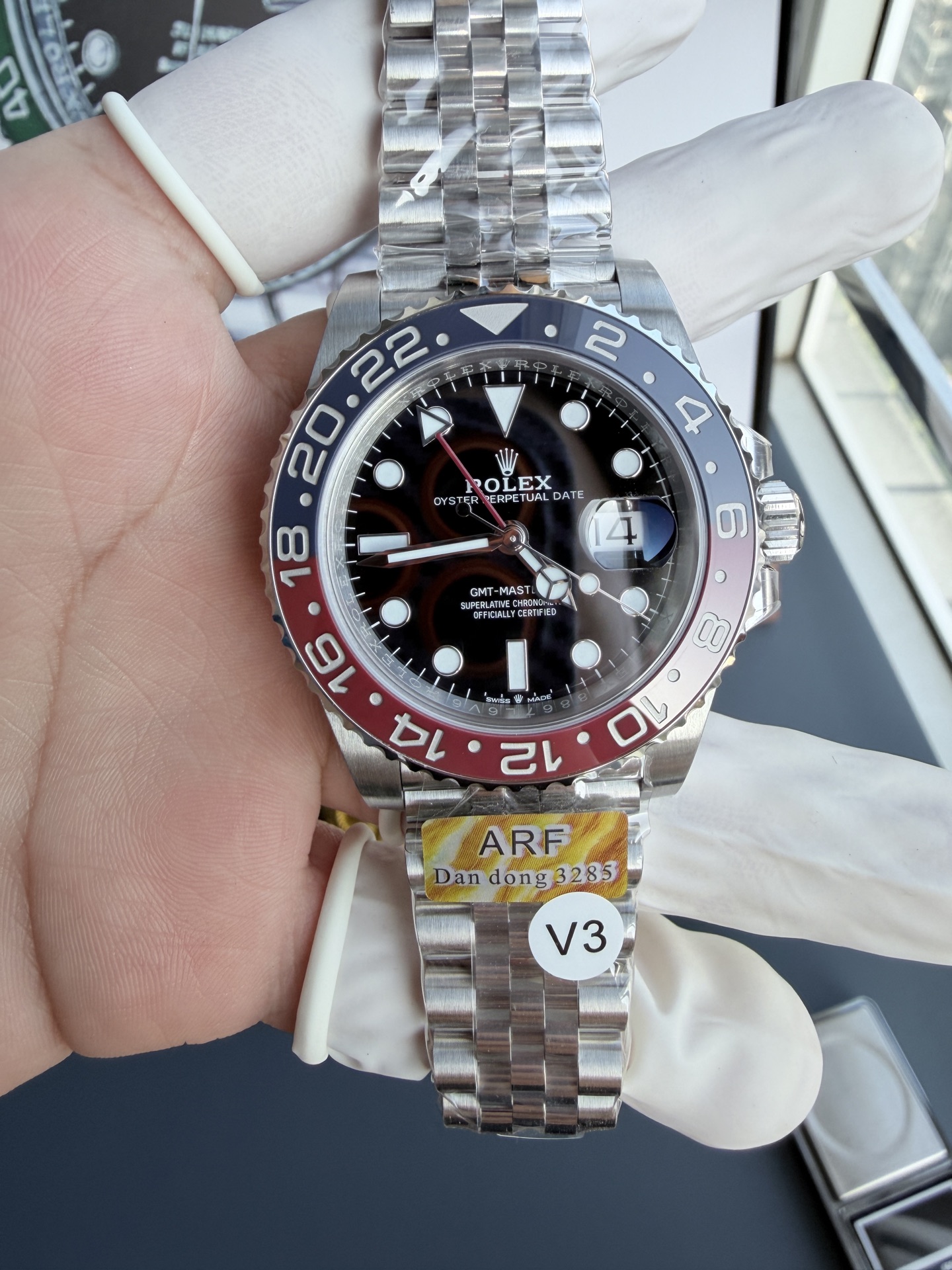 Rolex GMT-Master II 126710BLRO Pepsi Jubilee-Armband Super Clone ARF 40mm