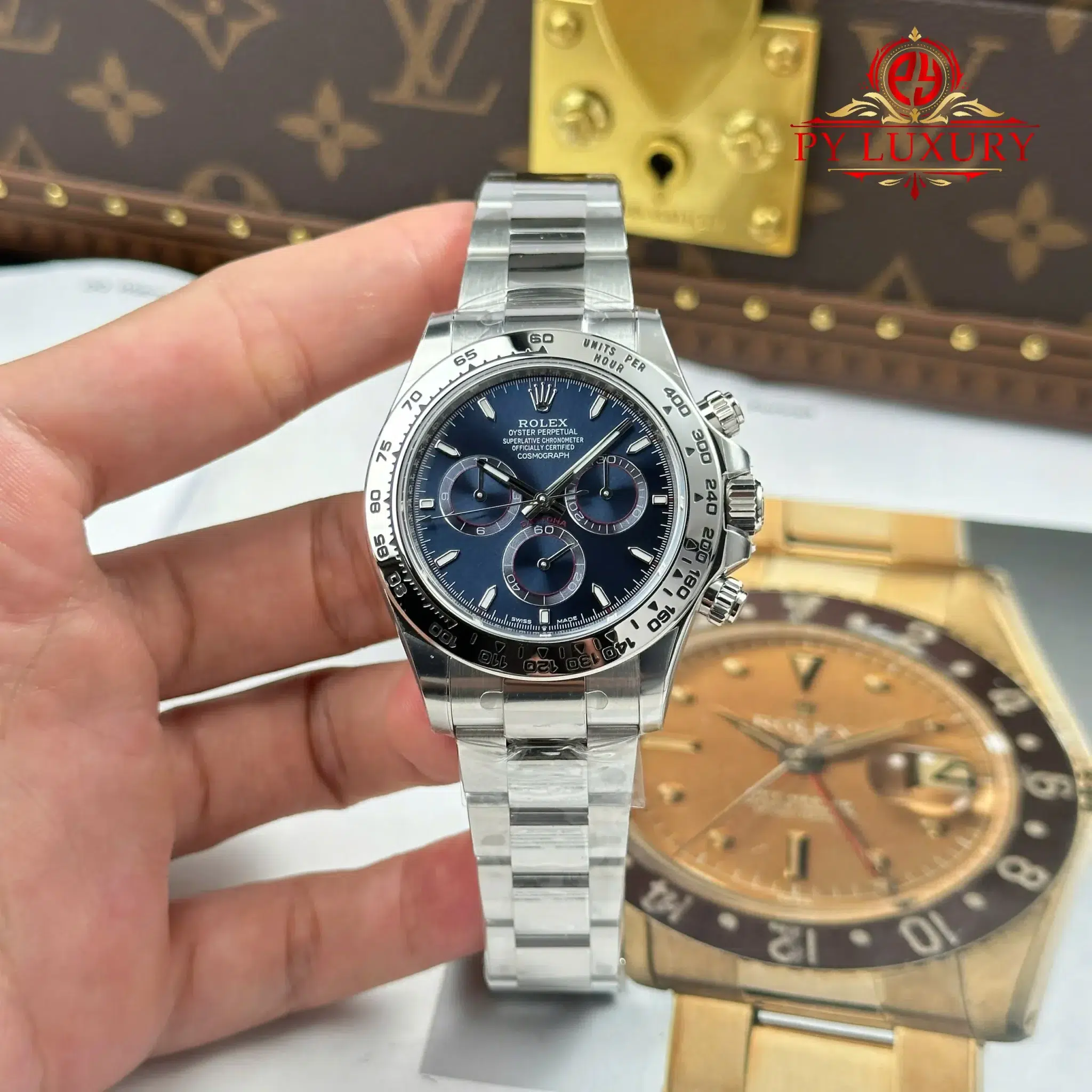 Rolex Daytona 126509-0005 Blue Dial Oyster Bracelet 1:1 Replica THBF 40mm