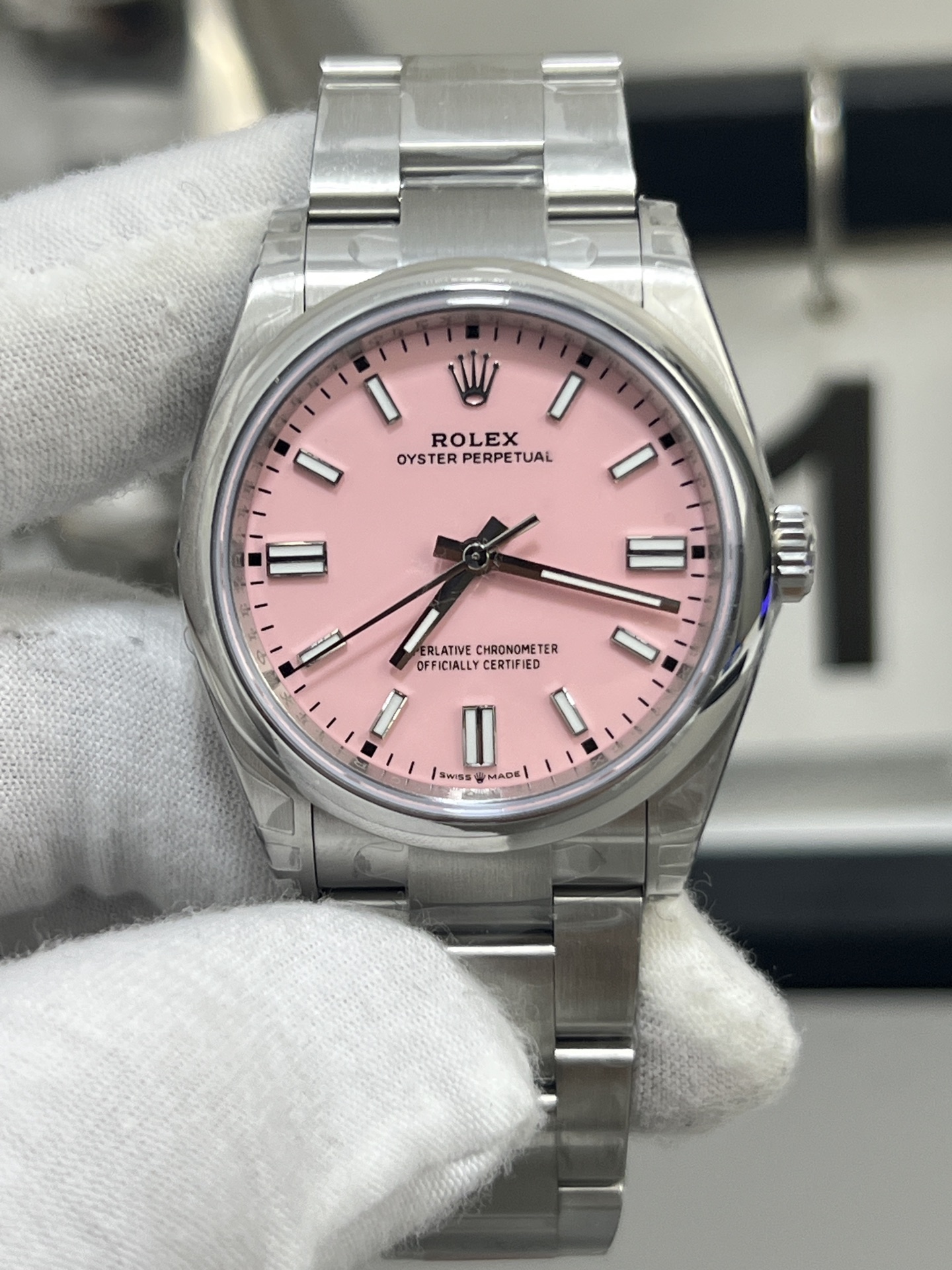 Rolex Oyster Perpetual 126000 Candy Pink Dial Best Replica 1:1 VS Factory 36mm